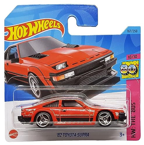 Hot Wheels - ´82 Toyota Supra - HW: The ´80s 10/10 - HKG87 - Short Card - rot - Mattel 2023