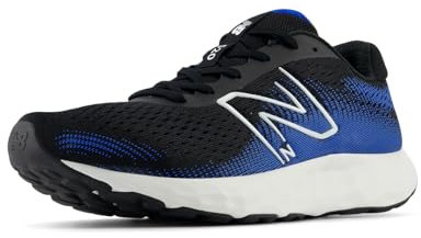 New Balance Men's 520 V8 Running Shoe, Blue Oasis/Black/White, 12.5 UK