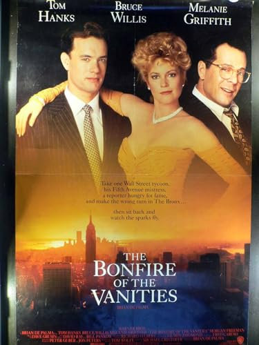 The Bonfire Of The Vanities - Bruce Willis - Int. Filmposter 100x70cm gefaltet