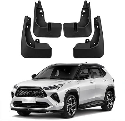 LINJIHOL Paraspruzzi Auto per Toyota Yaris Cross GR 2023, paraspruzzi Anteriori Posteriori Auto, Accessori Gomma Styling della carrozzeria