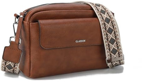 Gladdon bags for women,kleine handtasche damen, Umhängetasche damen,crossbody bag damen, PU Leder handtasche mit abnehmbarem Schulterriemen, Breiter Riemen, Geschenke für Frauen