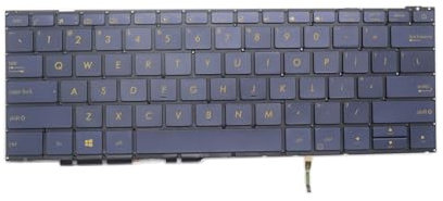 New Replacement Keyboard for Asus ZenBook UX390U UX390UA UX390UA-DH51 UX390UAK Laptop Keyboard Backlit US Dark Blue