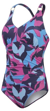 Speedo SPDSCU VNCK PRNT 1PC AF Blue/P Pure Blue/Wineberry/Curious Bl