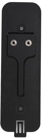 Video Doorbell Back Panel, Black Backplate for Blink Video Doorbell Back Plate Replacement Part with Hooks Accessory, Kits (Black)