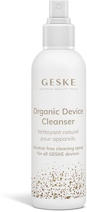 GESKE Organic Device Cleanser Reinigungsspray ohne Alkohol | SmartAppGuided™ | Verwendung mit allen GESKE Geräten | Vegan | Ohne Parfum & Farbstoffe
