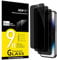 NEW'C 3 Piezas, Protector pantalla privacidad para iPhone 14 Pro (6,1 Pulgadas), Ángulo de Privacidad 28 Grados, Dureza Ultra Duradera 9H, Sin Burbujas