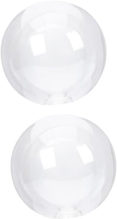 WHAMVOX Glaskugel Lampe 2st Lampenschirm Lichtschatten Schminklicht Stehlampe Wandleuchten Weiße Pendelleuchten Weißer Kronleuchter Weiße Deckenventilatoren Fixture Ersatzkugeln Schattierungen Glas