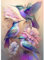 KEYIFA 5D Kolibri Diamond Painting Set für Erwachsene, DIY Diamant Painting Bilder Art Kristall Set, Diamond Painting Zubehör Full Drill Blumen Bilder, Home Wand Dekor 30x40cm