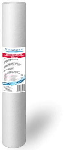 Cartuccia Filtro Acqua Polipropilene Sedimenti 20 Pollici Micron 5