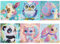 Yimomoyi 6er Set Diamond Painting Kinder, 5D Diamant Painting Bilder, Diamond Painting Schildkröte Eule Fuchs Panda Kuh Tiere-Set, Mädchen Junge Geschenke ab 6 7 8 9 10 11 12 Jahre, 15x15cm