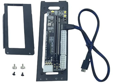 Dawutocap Soporte de tarjeta de expansión externa EGPU para tarjeta gráfica NVMe GPU Dock PCIE 4.0x4 tarjeta de expansión para portátil