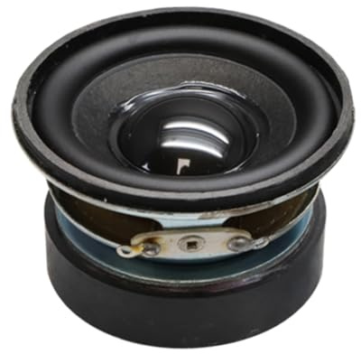 YPREWY Vollfrequenz 52 mm runder Lautsprecher 4Ω 5 W kleines rundes Basshorn für Soundprojekte