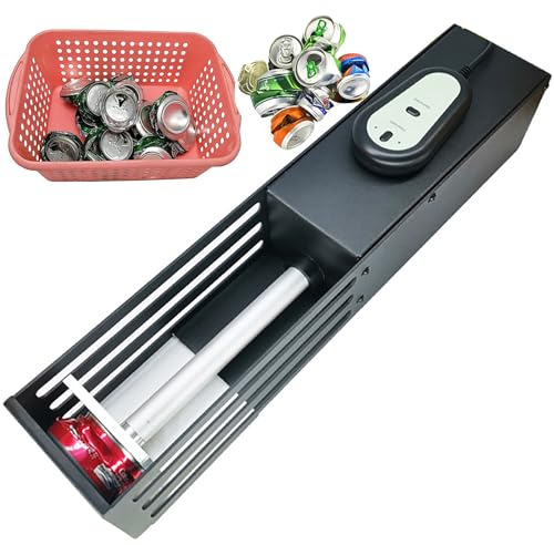Electric Aluminum Can Crusher,Plastic Water Bottle Flattening Machine,Easy to Use,for Schools,Restaurants