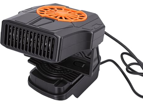 Itonash Chauffage D'appoint alimenté par Batterie, Chauffage de Voiture sans Fil avec Tête Rotative à 360 Degrés et Réglage D'inclinaison à 160 Degrés, pour Atelier et Usine