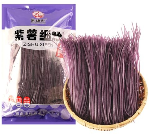 E Purple Sweet Potato Vermicelli for Hot Pot & Soups, 500g