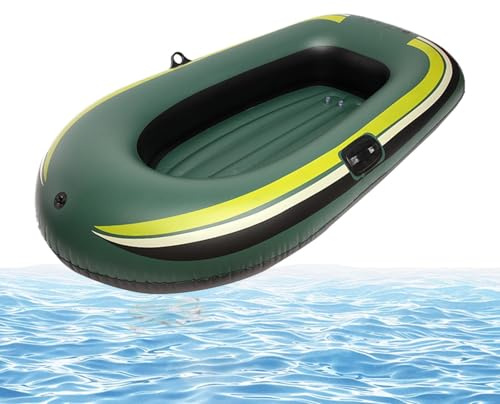 Generisch Beiboot | 1-Personen-Verdickung, rutschfest | Kleines Schlauchboot-Fischerfloß | Für Pool, Fluss, Teich, Dock, Outdoor, Sommer, Schwimmen, Bräunen, Kajakfahren, Bootfahren