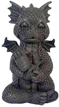 Gartendrache Yoga! Yogi! Garten! Gargoyle! Figur!