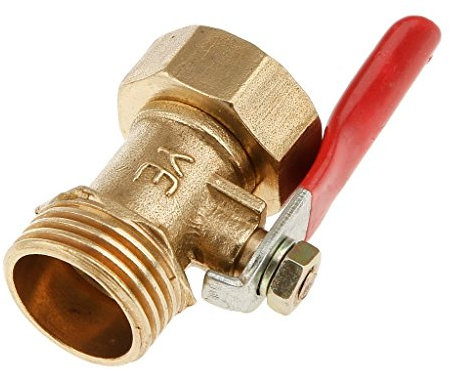 SGerste Langlebig 1/2 männlich zu weiblich Gewinde Messing Kugelhahn, in Port für Wasser Luft Kraftstoff Fluid Nutzung