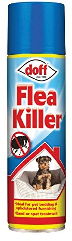 Doff 10 x Flea Killer 200ml Aerosol tick Home Carpets Floors Pet Larvae Treatment Spray