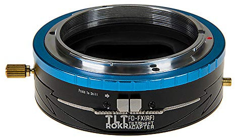 Fotodiox Pro TLT ROKR Tilt/Shift Lens Mount Adapter Compatible with Canon FD and FL Lenses to Fujifilm X-Mount Cameras