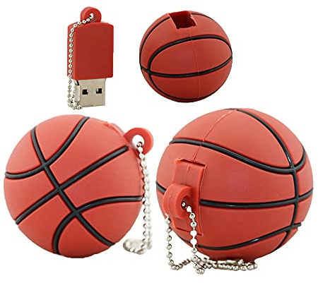 4GB Balle de façonner des clefs USB, Stylo Drive Memoria Flash Reste pendrives Disque Flash USB clé USB u Disquette clé USB USB 2.0 Pen Drive pendrive (Basket - Ball)