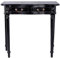 Wandtisch Mahagoni Konsolentisch schwarz 79 cm Beistelltisch mar189 Palazzo Exklusiv