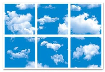 Sky Cloud LED Panel 2D Version, 60x60cms, 40W, 3 yrs Warranty Pack of 6