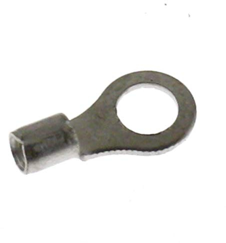 25 Stück SeKi Ringkabelschuhe 1,5-2,5mm², M5 I Quetschkabelschuhe unisoliert I für mehr-, feindrähtige Leiter I Presskabelschuh aus verzinntem Kupfer