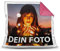 Print Royal Foto-Kissen Selbst gestalten (40 x 40 cm) - mit Foto individuell Bedruckt/Rückseite Pink/Personalisierte Geschenk-Idee/Deko-Kissen/Kopf-Kissen inkl. Füllung