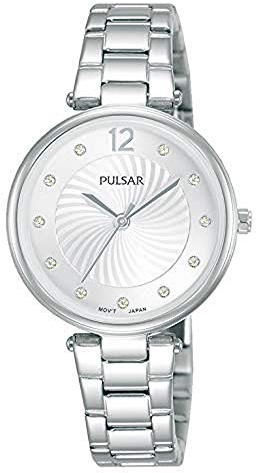 PULSAR Damen Analog Quarz Uhr mit Metall Armband PH8489X1