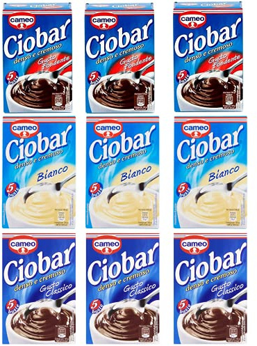 TESTPAKET Tassen Cameo Ciobar heiße schokolade hot chocolate Classico Bianco Fondente 9 x 125 g