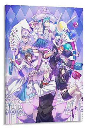 Anime Death Parade Manga Poster Bild Druck Leinwand Gemälde Schlafzimmer Ästhetik 30 x 45 cm Rahmen