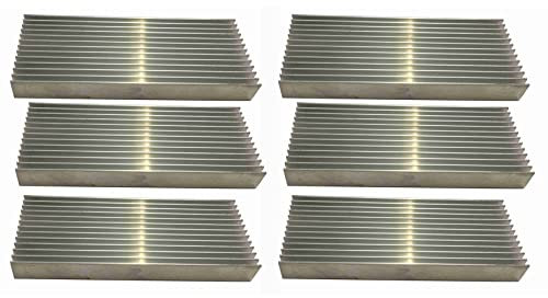 Evarbuild Disipador de amplificador, 9 unidades, 100 x 40 x 11 mm
