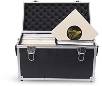 Acc-Sees Pro Vinyl 45 Hülle (100) Schwarz MkII – passend für 100 x 7 Schallplatten