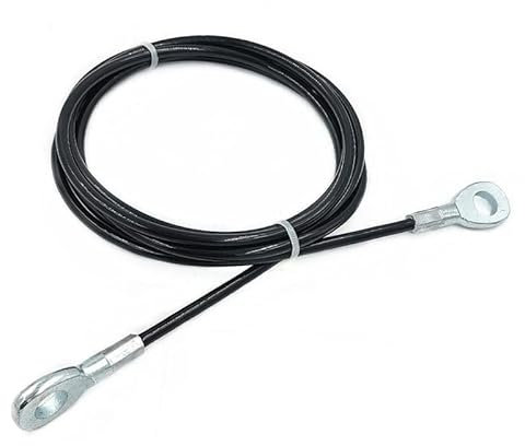 Fitness Cavo Acciaio, Fatto su Misura Dimensioni per LAT Machine Pulley Attrezzatura Macchina Multifunzione Palestra, Cavo per Puleggia Fitness Adatta per Casa o Palestra ( Colore : A , Taglia : Custo