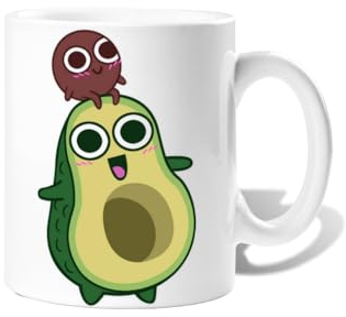 latostadora Taza Divertida para Regalar Madre Feliz Aguacate - Tazas de café grandes, graciosas, bonitas para el desayuno - Regalos originales - 325 mL - ref. 5540939