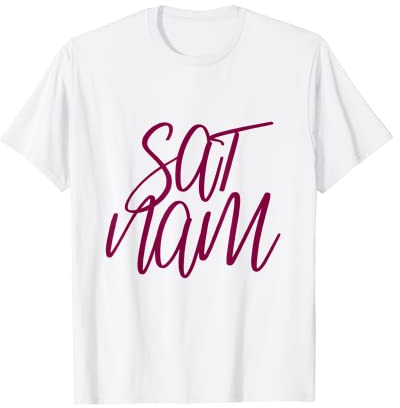 Sat Nam Kundalini Yoga T-Shirt für Yoga Liebhaber Meditation T-Shirt