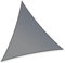 Toboli Toldo triangular 5x5x5m vela de sombra protección UV 30+ para jardín, terraza y balcón