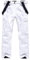 ALSOGO Herren Ski Bib Hose wasserdichte Winddichte Schneehose Outdoor Hose Snowboard Lätzchen mit Abnehmbarem Riemen White XL
