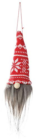 Weihnachtsdeko Xmas 2020 Puppe Ornament Weihnachtsbaum Dekoration Faceless Santa Dekoration & Aufhänger (Red One Size)