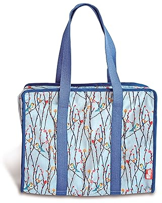 Prym 612083 Tasche, Baumwolle, hellblau, 34 x 26 x 9,5 cm