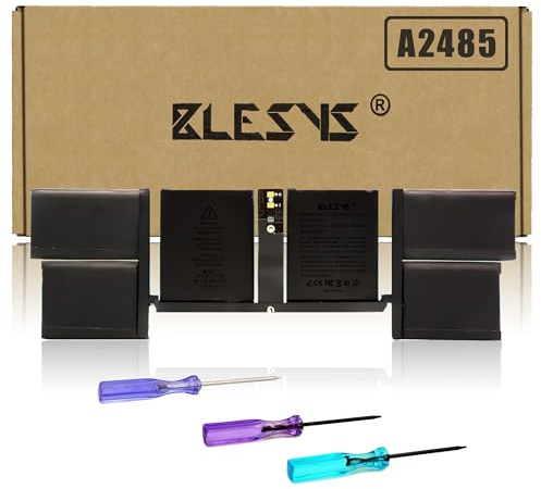 BLESYS A2527 A2485 Laptop Akku für MacBook Pro 16 Zoll (2021) A2485 EMC 3651 M1 Max [11,45 V / 99,60 Wh]