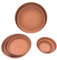 Oakland Gardens 15cm Round Plant Pot Saucer Drip Watering Tray Deep High Sided Heavy Duty Strong Rigid | Terracotta | Pack of 1