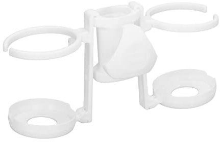 TYCIONG Porte-gobelet parapluie de plage léger et à suspendre pour la plage, les voyages, blanc