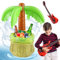 Aufblasbare Palme Strand Party Dekoration Palme Aufblasbar Aufblasbare Palme Getränkekühler mit aufblasbarer Gitarre für Pool Party Hawaii Party Luau Party