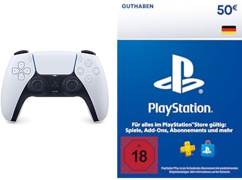 Playstation DualSense Wireless-Controller + 50 Store Guthaben | PSN Deutsches Konto [Code per Email]