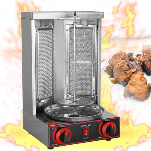 Máquina de Shawarma de Pollo casera, asador de encimera, Parrilla Vertical de Kebab, asador de Pollo Turco, Doner Kebab,Gas