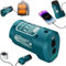 Akku-Ladegerät Adapter mit Typ-c Port & DC 12V Outlet，Power Source Replacement for Makita 10.8V/12V Battery Adapter for makita Heated Jacket Kompatibel mit BL1013 BL1014 195332-9 194550-6 DF330D