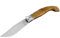 M. Zille Coltello Artigianale Pieghevole Tipo Arburesa e Sardo - Acciaio Inossidabile, Manico in Legno - Da Collezione, Tascabile, per Caccia