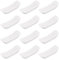 PLIGREAT 12 supporti in ceramica bianca a forma di cuscino per bacchette in porcellana giapponese, per cibo cinese, ristorante, hotel, decorazione da tavolo